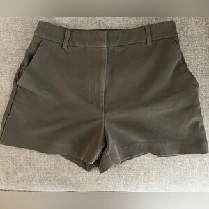 Express Editor Dark Olive Shorts
